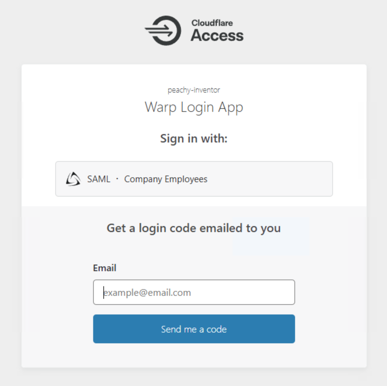 WARP preferences Account tab